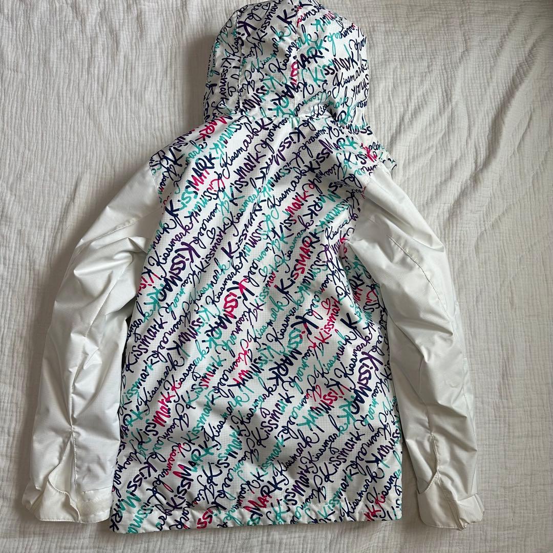 美品☆キスマーク スキー スノーボードウェア 上下 セットアップ レディース L