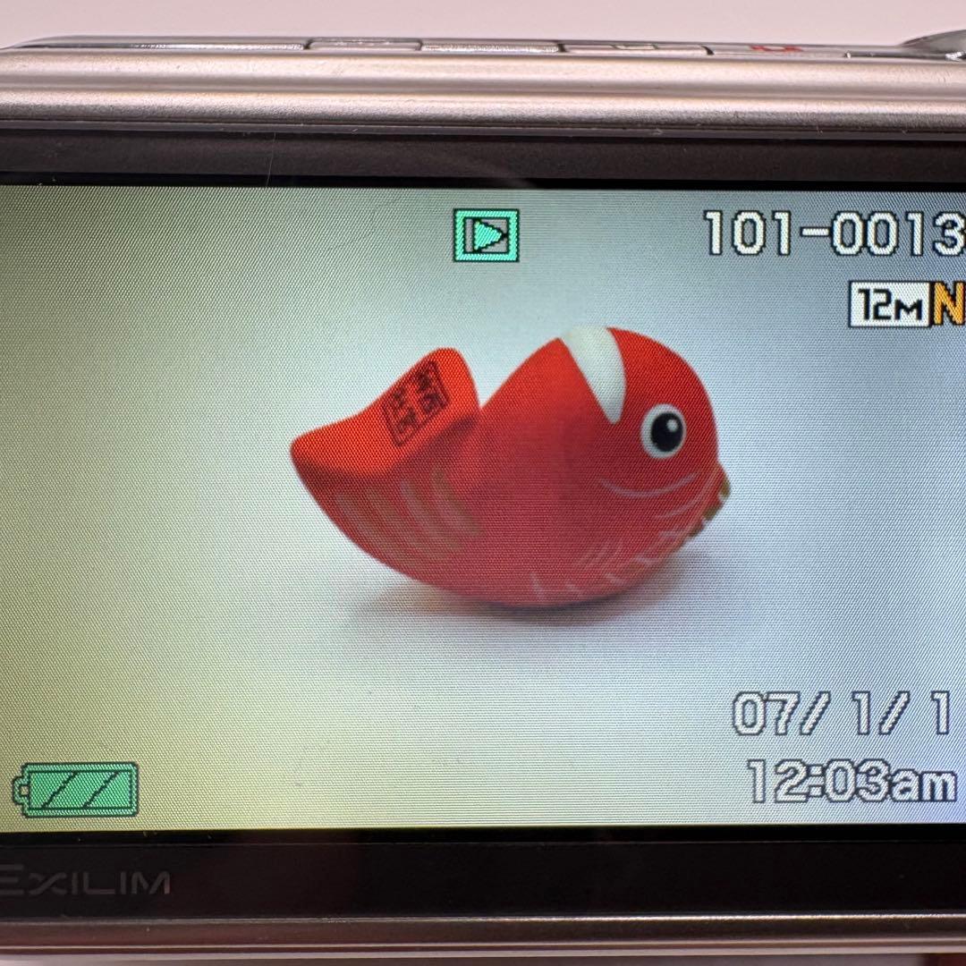 CASIO EX-Z1200 シルバー 動作確認済み コンデジ デジタルカメラ