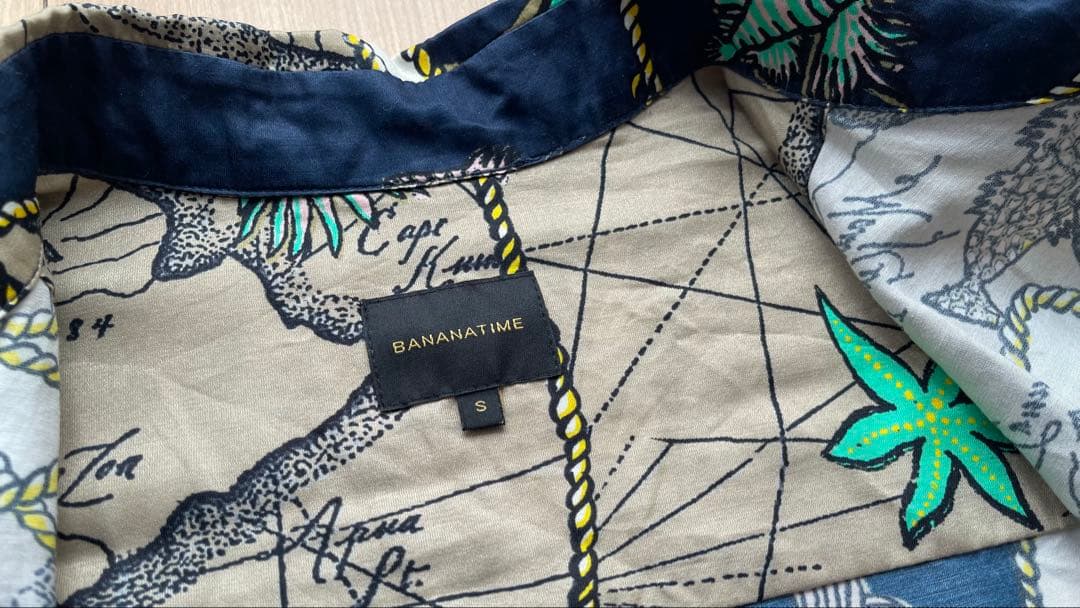 BANANATIME 長袖シャツ Sサイズ マルチカラー