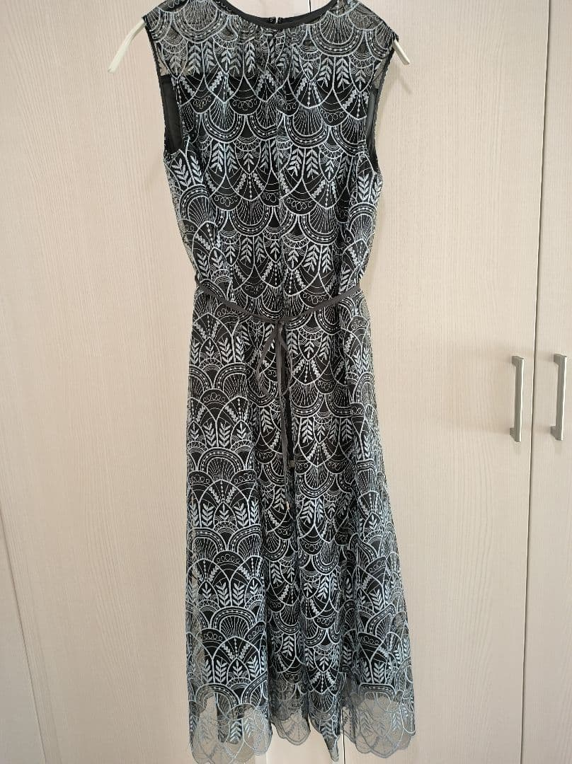 現行販売品■極美品■ANAYI■ラメチュールテントラインワンピース　211