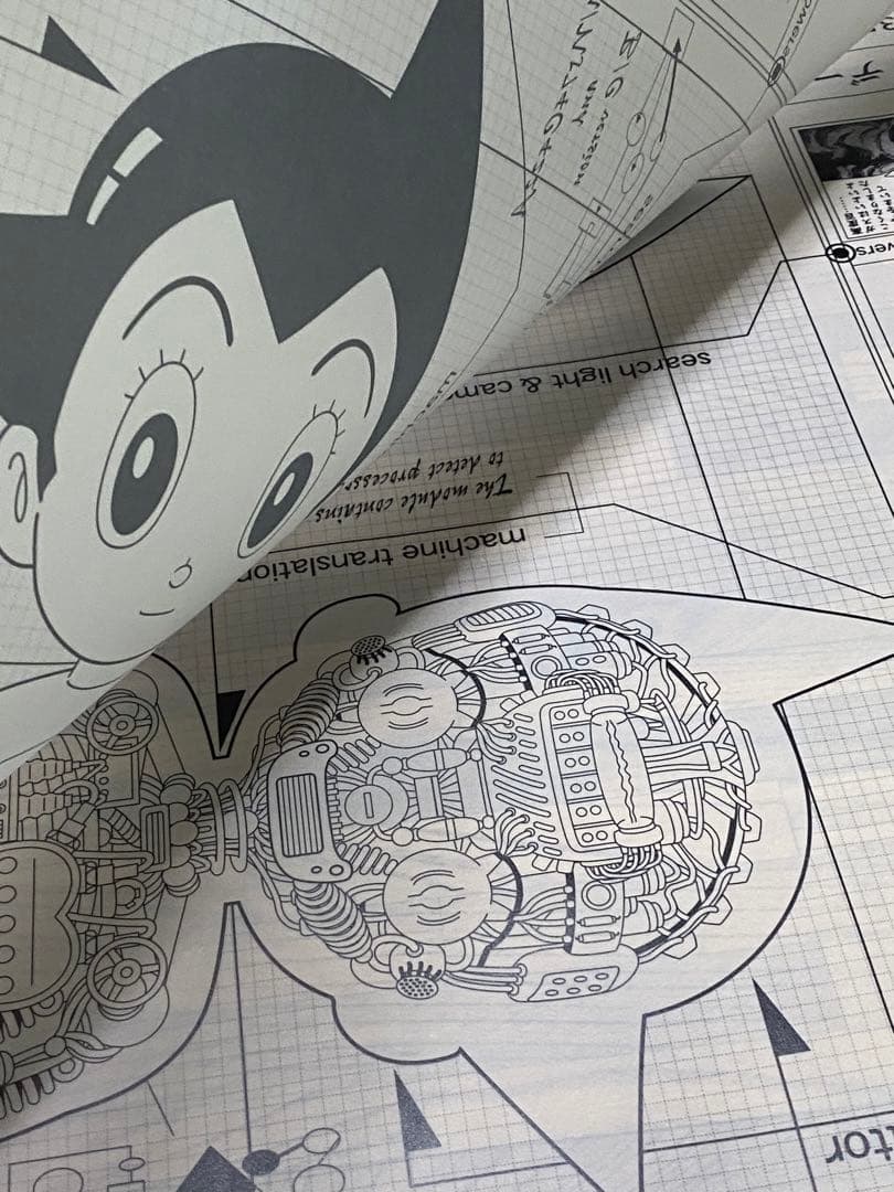 アトム 特大ポスターセット（ アトム設計図 ＋ ポップアップ非売品ポスター）