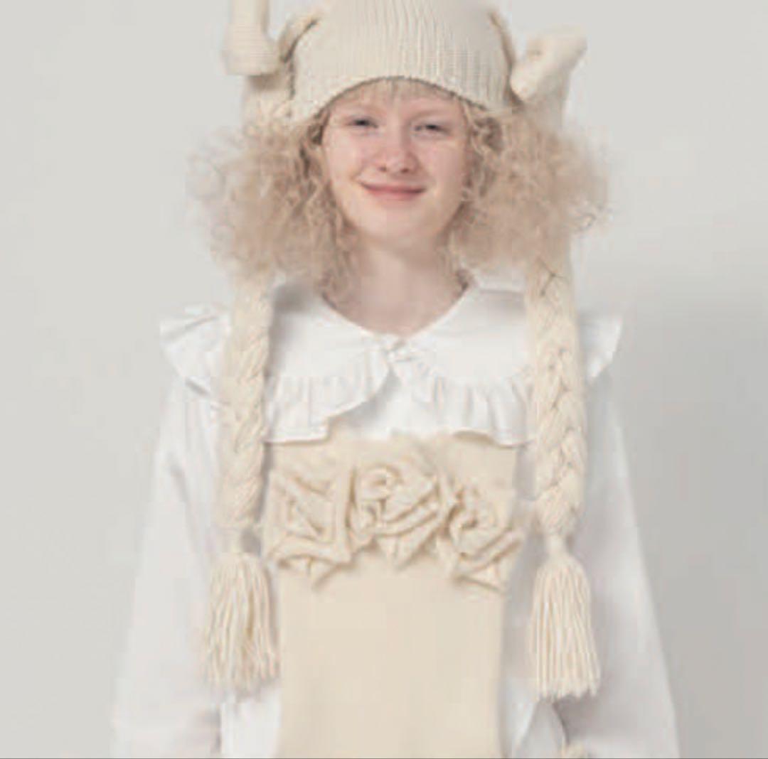 コムデギャルソンガール　2025AW リボンニット帽