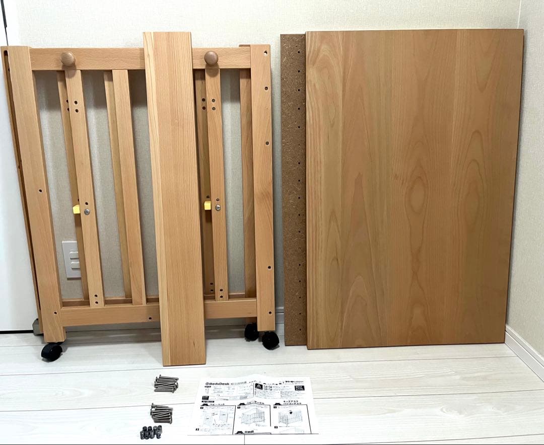 スリーピー日本製 5way ベビーベッド 「ミニベッド＆デスク　石崎家具