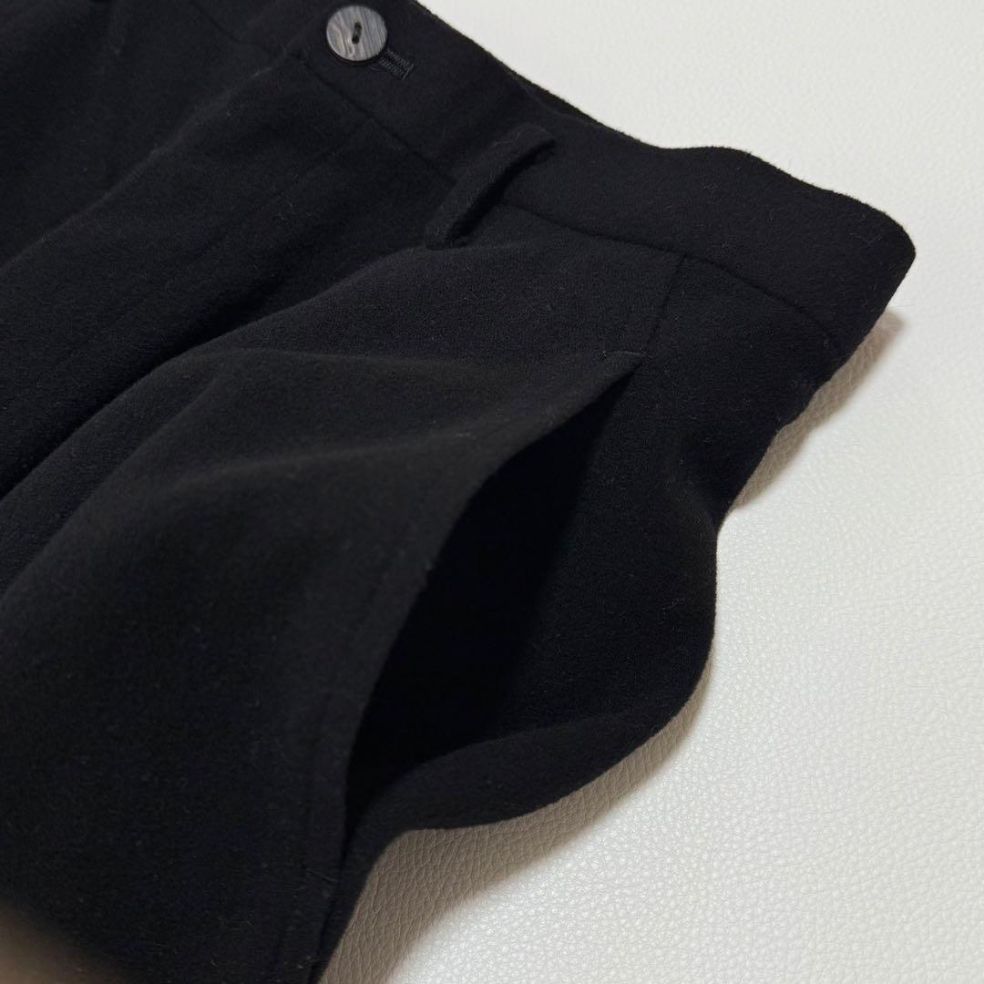 美品✨ヨーガンレール テーパードパンツ 日本製 上質素材　ウール100 滑らか