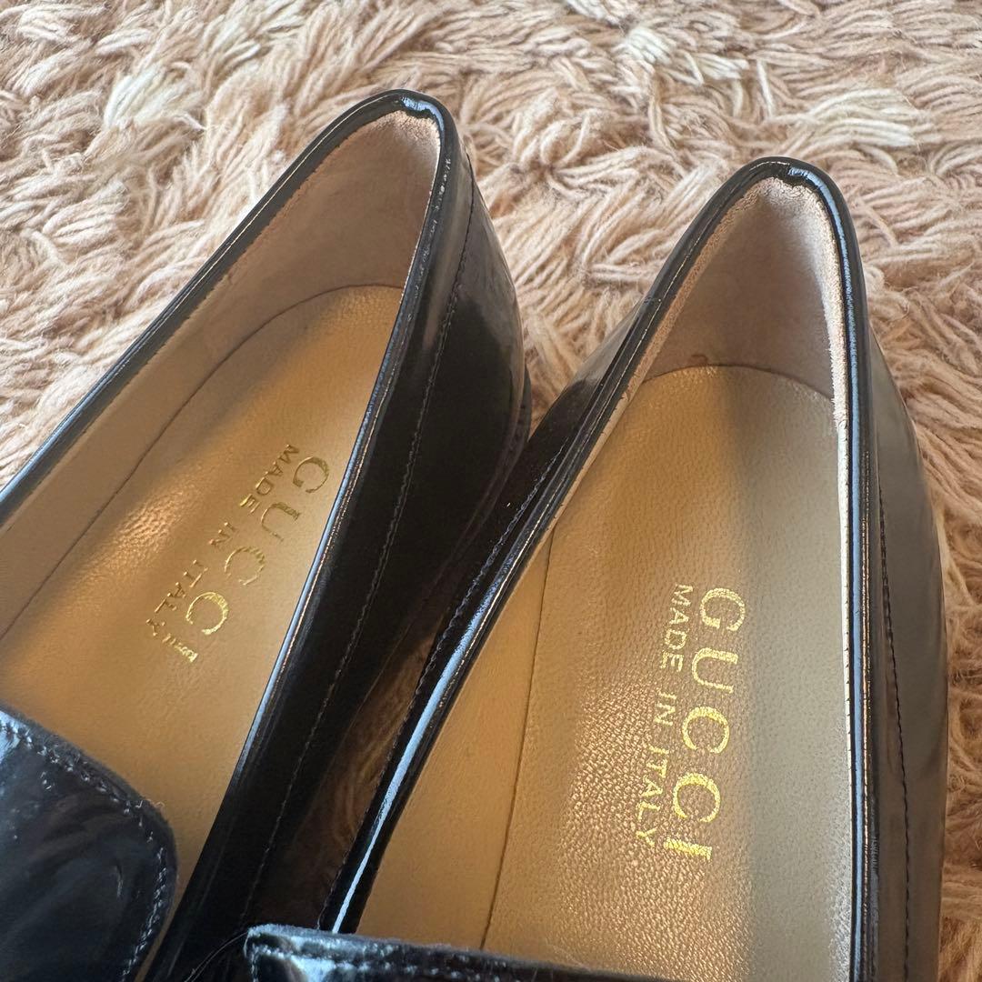 【未使用】GUCCI グッチ ビットローファー ブラック 36C レディース