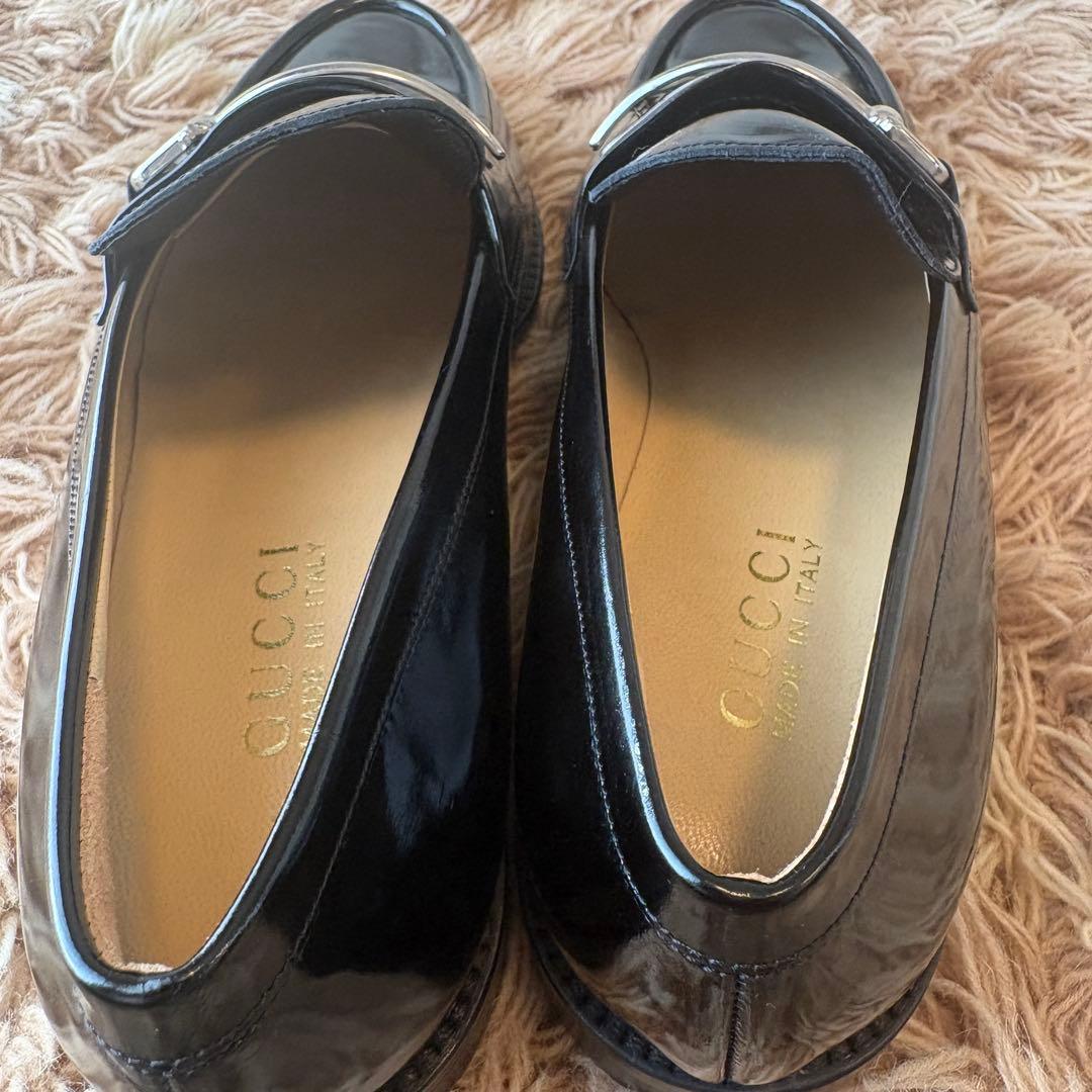 【未使用】GUCCI グッチ ビットローファー ブラック 36C レディース