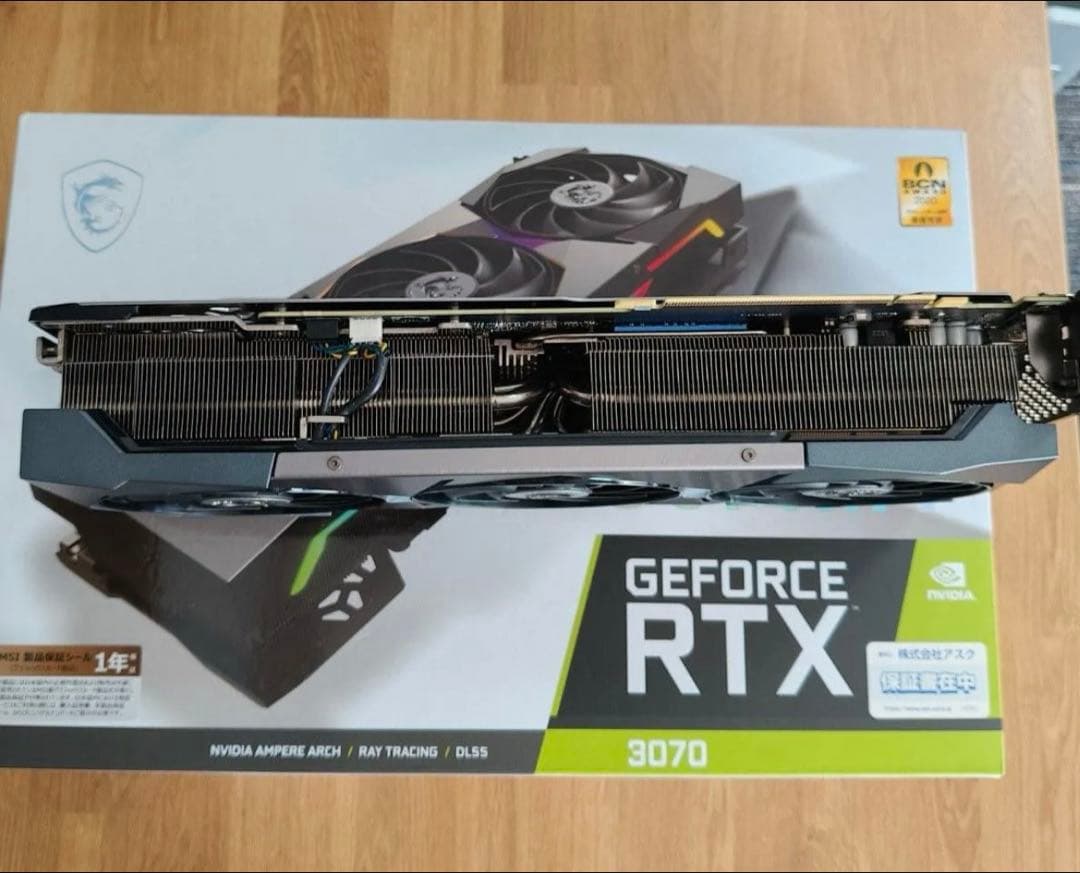[美品]MSI GeForce RTX3070 8GB SUPRIM