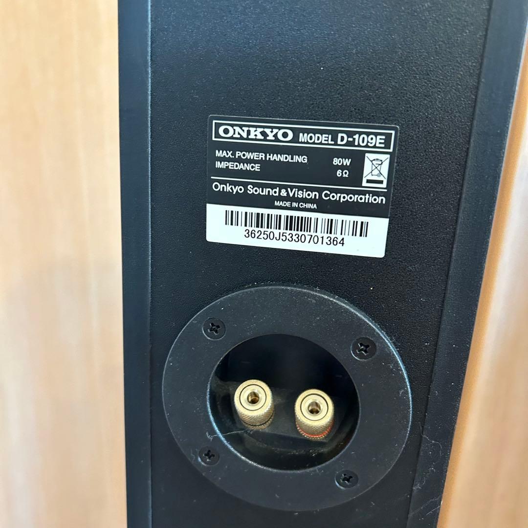 ONKYO オンキョー トールボーイスピーカー D-109E 2台