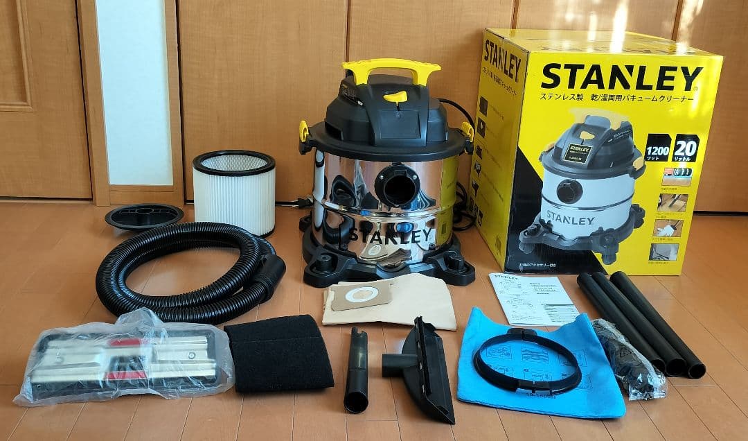 付属品全て未使用　乾湿両用 バキュームクリーナー 集塵機STANLEY 掃除機