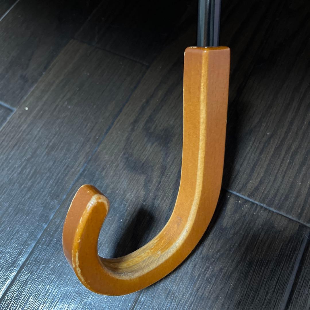 ★サンバリア100 2段折フリル白黒ストライプ