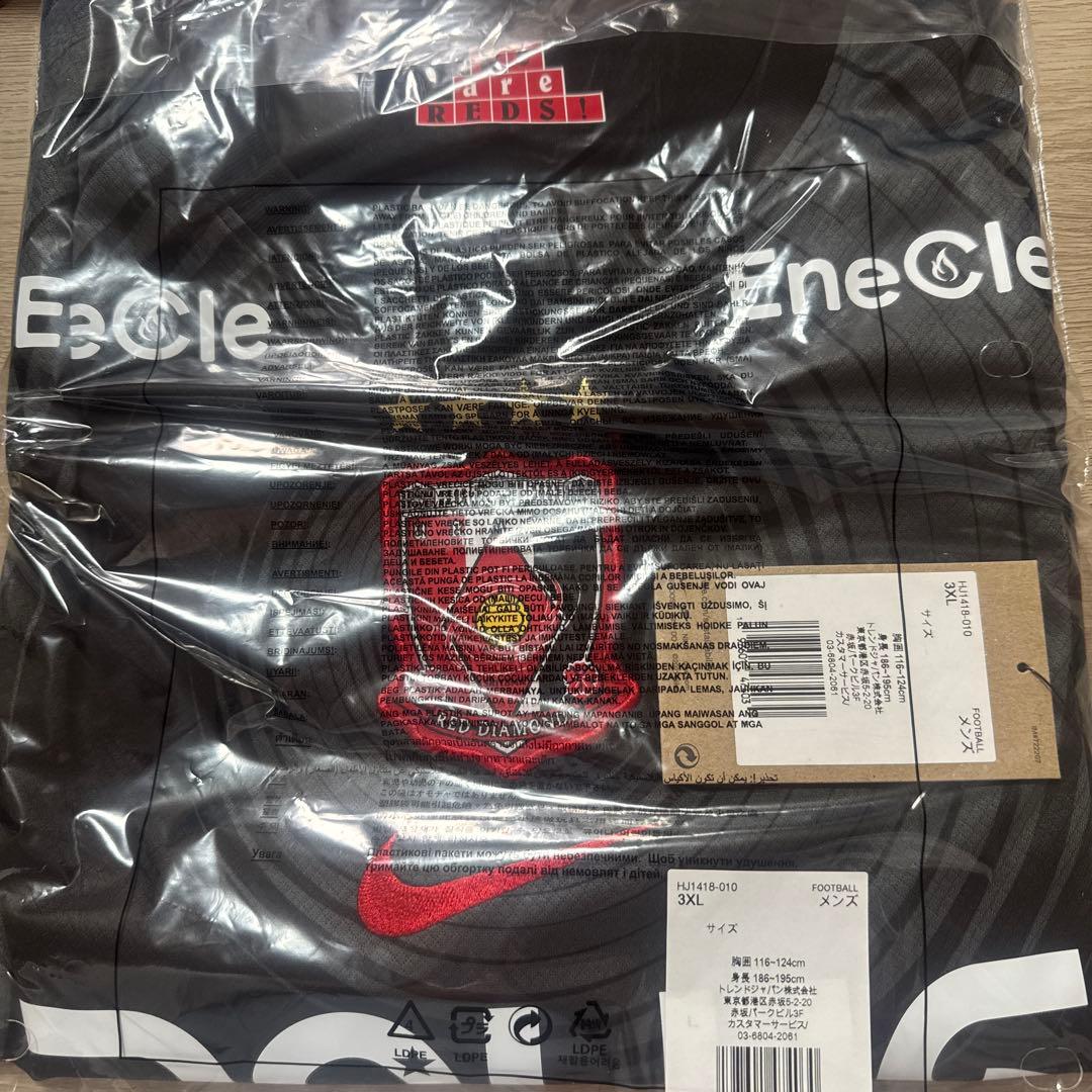 3XL 浦和レッズ 3rdユニフォーム☆2025