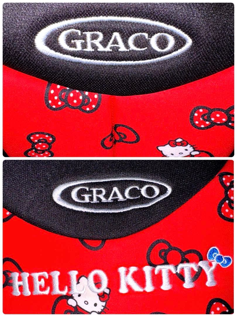 m♡ 　GRACO ジュニアプラスデラックス ハローキティ ジュニアシート