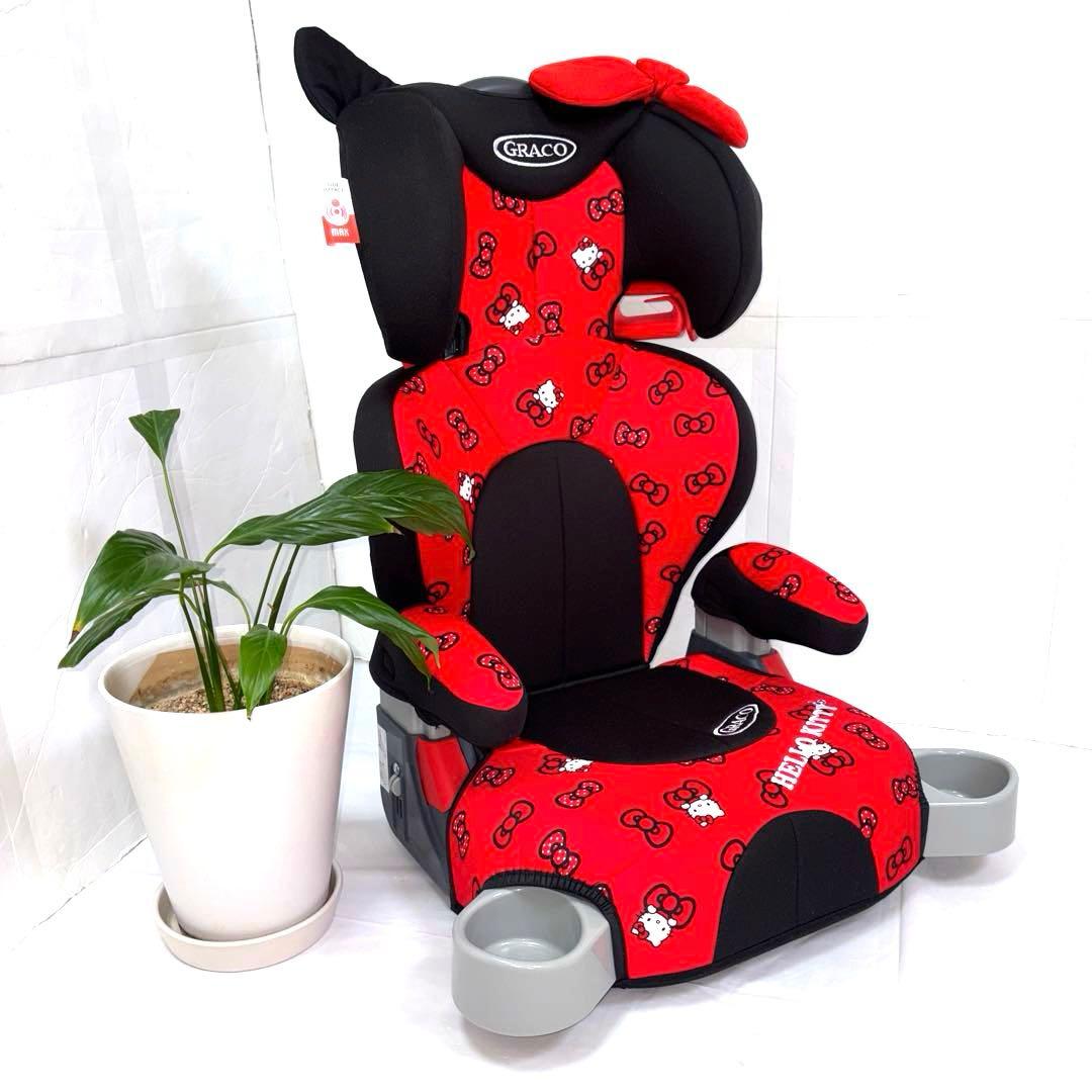 m♡ 　GRACO ジュニアプラスデラックス ハローキティ ジュニアシート