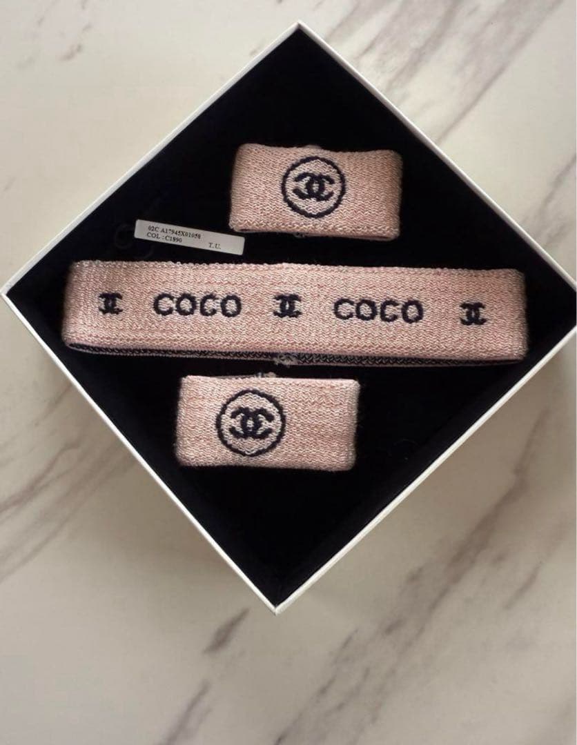 CHANEL シャネル ヘアバンド リストバンド 新品未使用