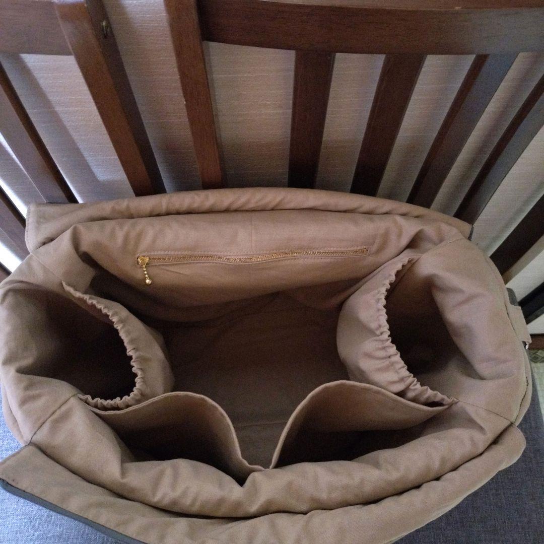 まっきー　ポケットいっぱいヌビバッグ　ファスナーバッグ　ハンドメイド