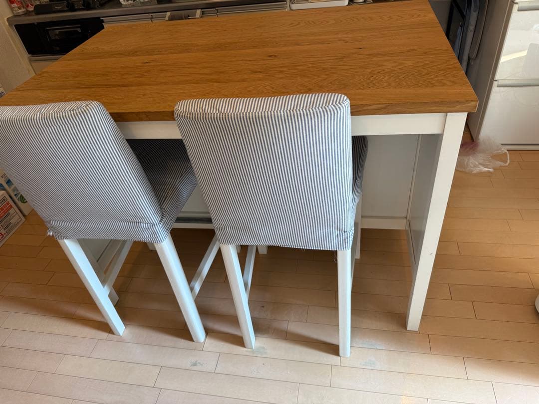 IKEA TORNVIKEN キッチンカウンター トルンヴィーケン　チェア二脚