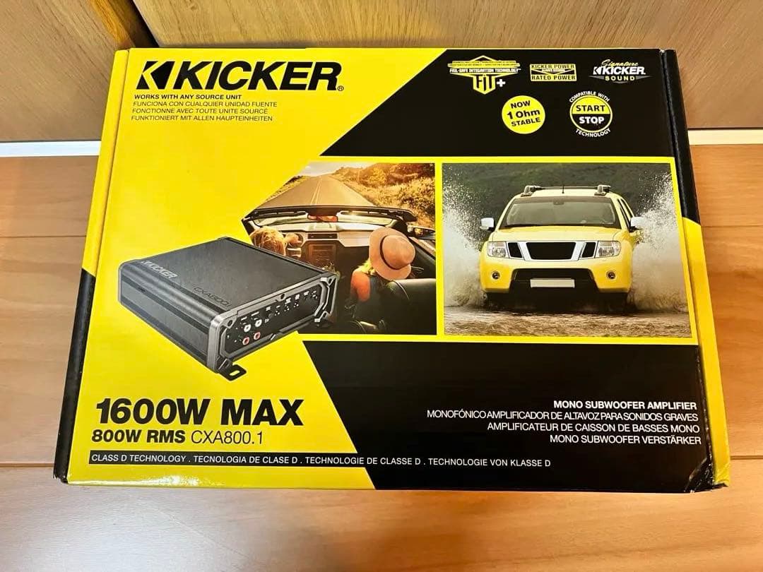 Rabbit Stickerᕱᘏ ゛　新品　KICKER CX-800.1