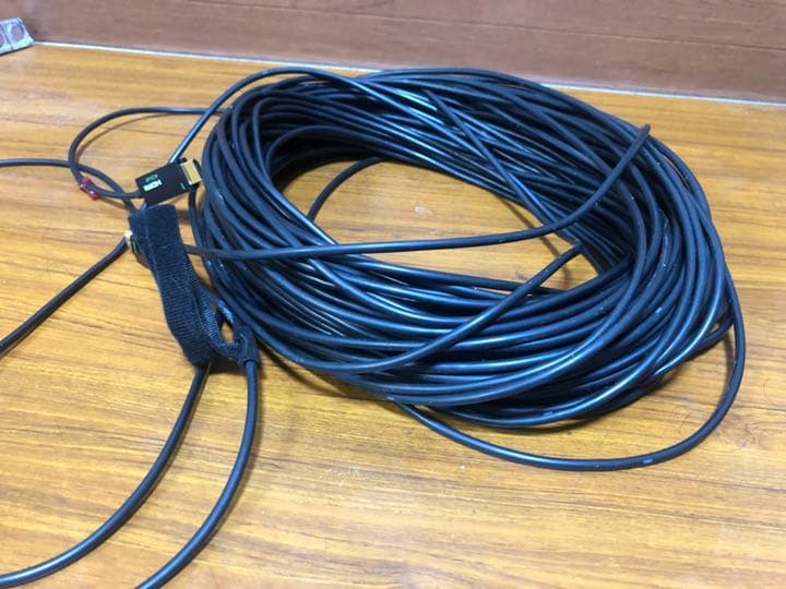 光 SINK HDMI ケーブル 60m 光ファイバーHDMIケー (中古)