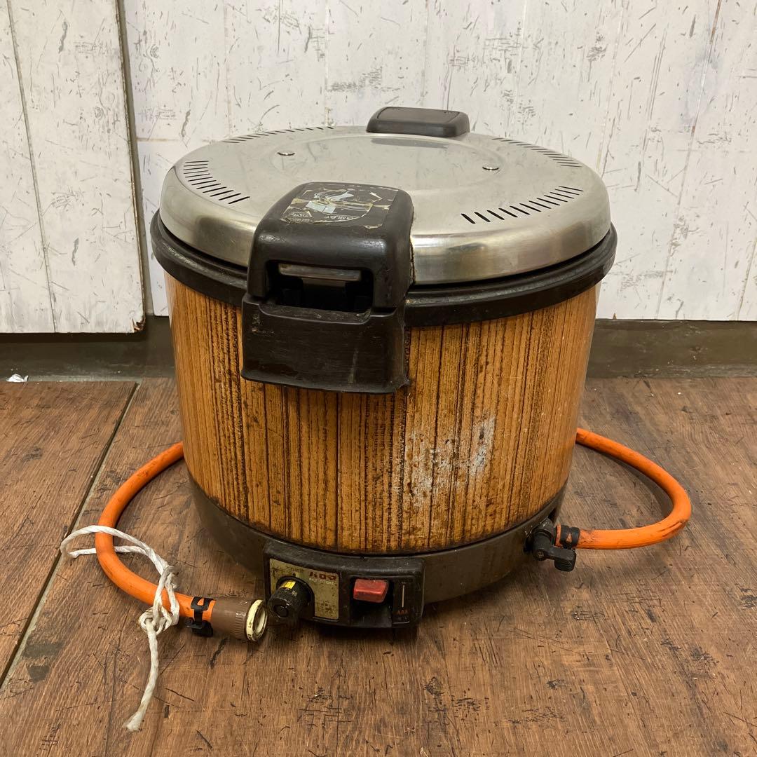 C-壁 昭和レトロ パロマ 業務用 ガス炊飯器 PR-4000 2.2升 LP