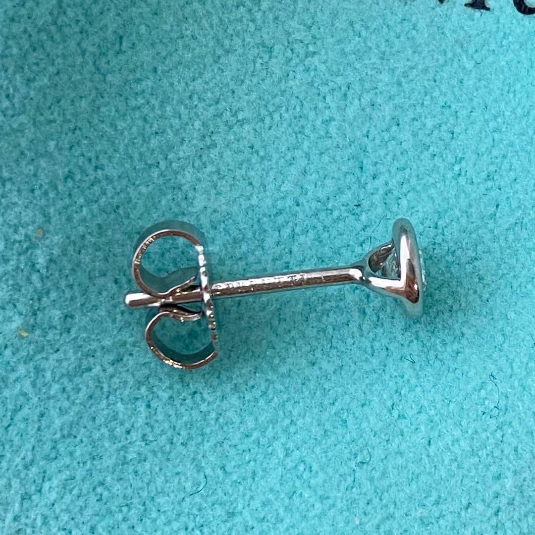 ティファニー Pt950 バイザヤードピアス 約4.8mm 片方のみ プラチナ