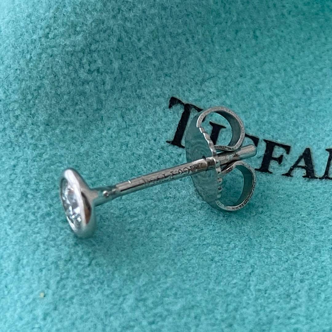 ティファニー Pt950 バイザヤードピアス 約4.8mm 片方のみ プラチナ