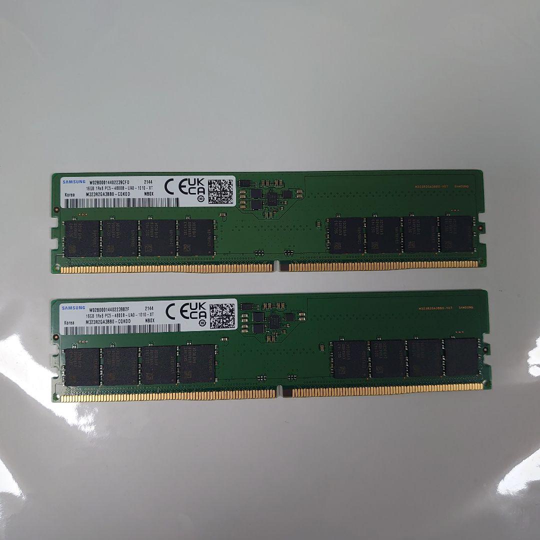 DDR5 16GBx2 32GB 4800MHz デスクトップ用メモリ