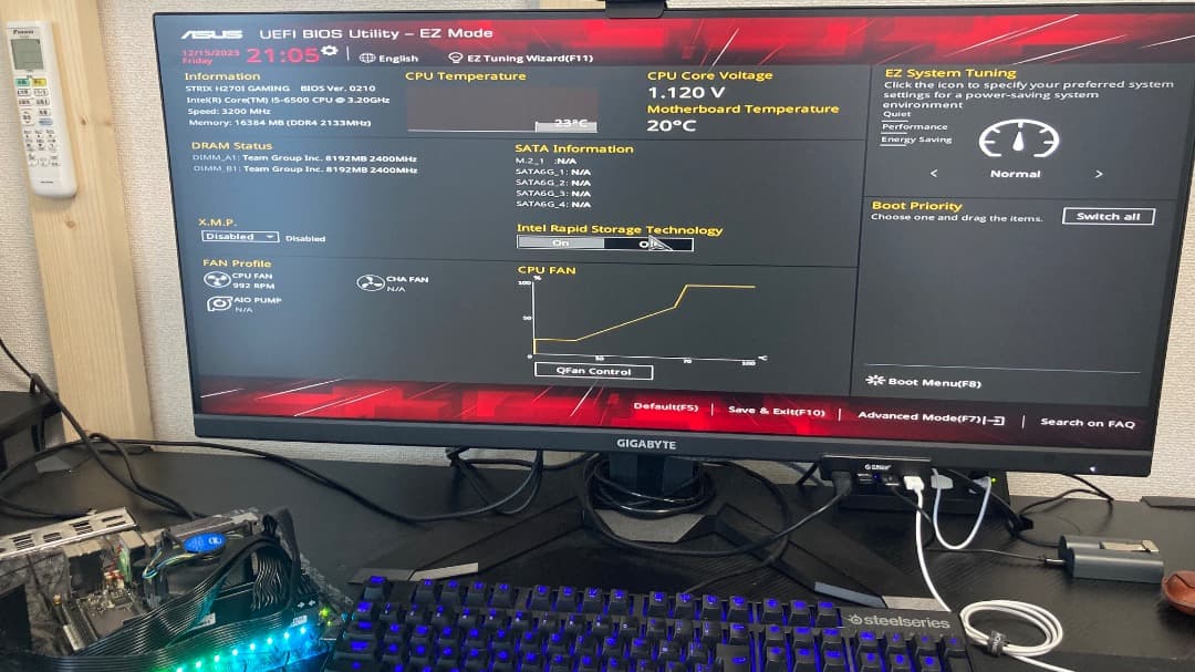 ASUS STRIX H270I GAMING + CPU（i5 6500）