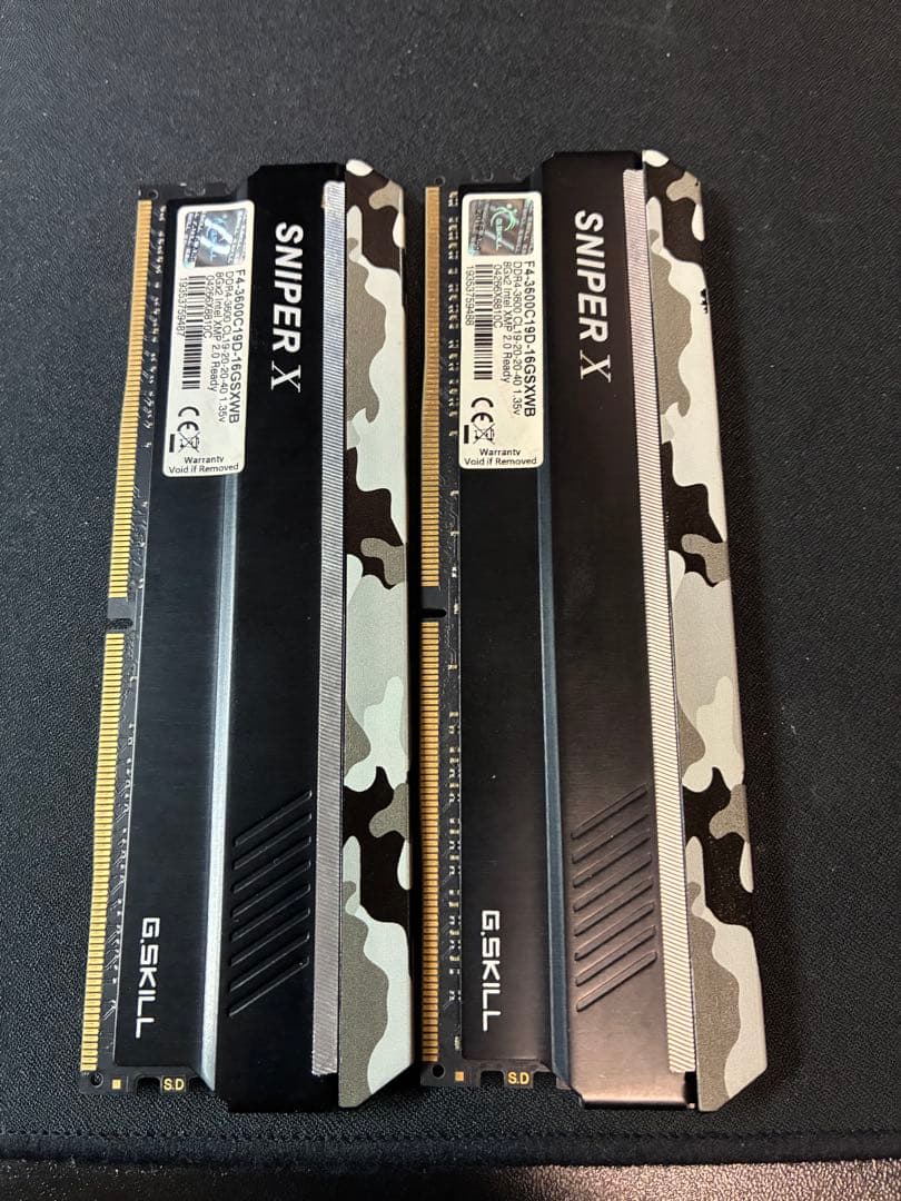 メモリー DDR4 3600 8GB x2 16GB sniper x g.skill