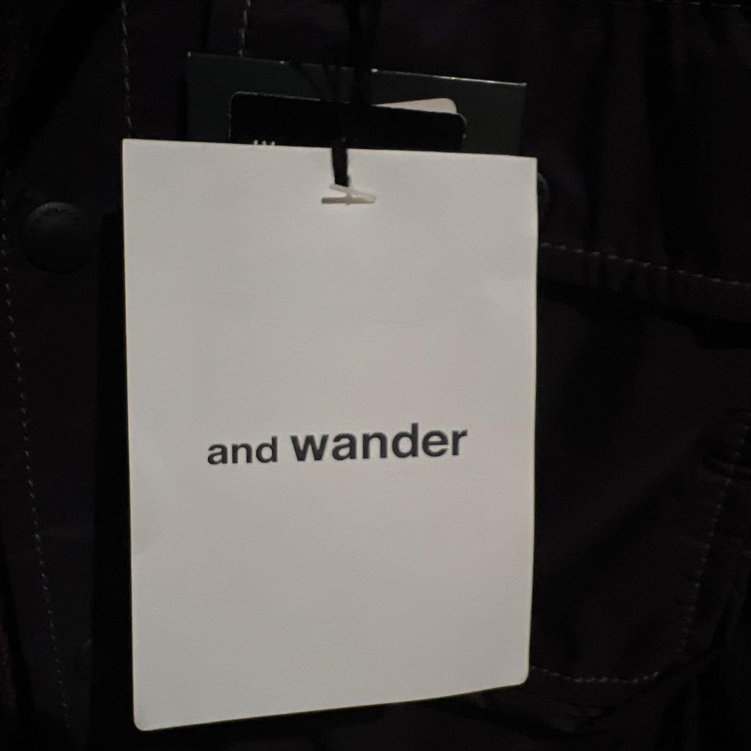 and wander ダークパープル ジャケット サイズ2