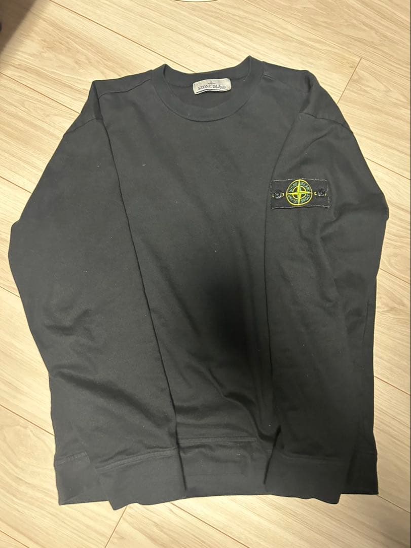 STONE  ブラック トレーナー　S