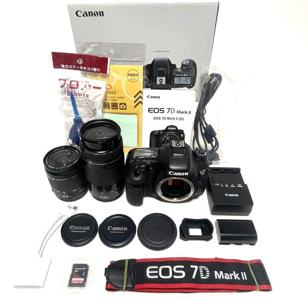 高速AF❣️ EOS 7D Mark II 超望遠Wレンズセット イベントに最適