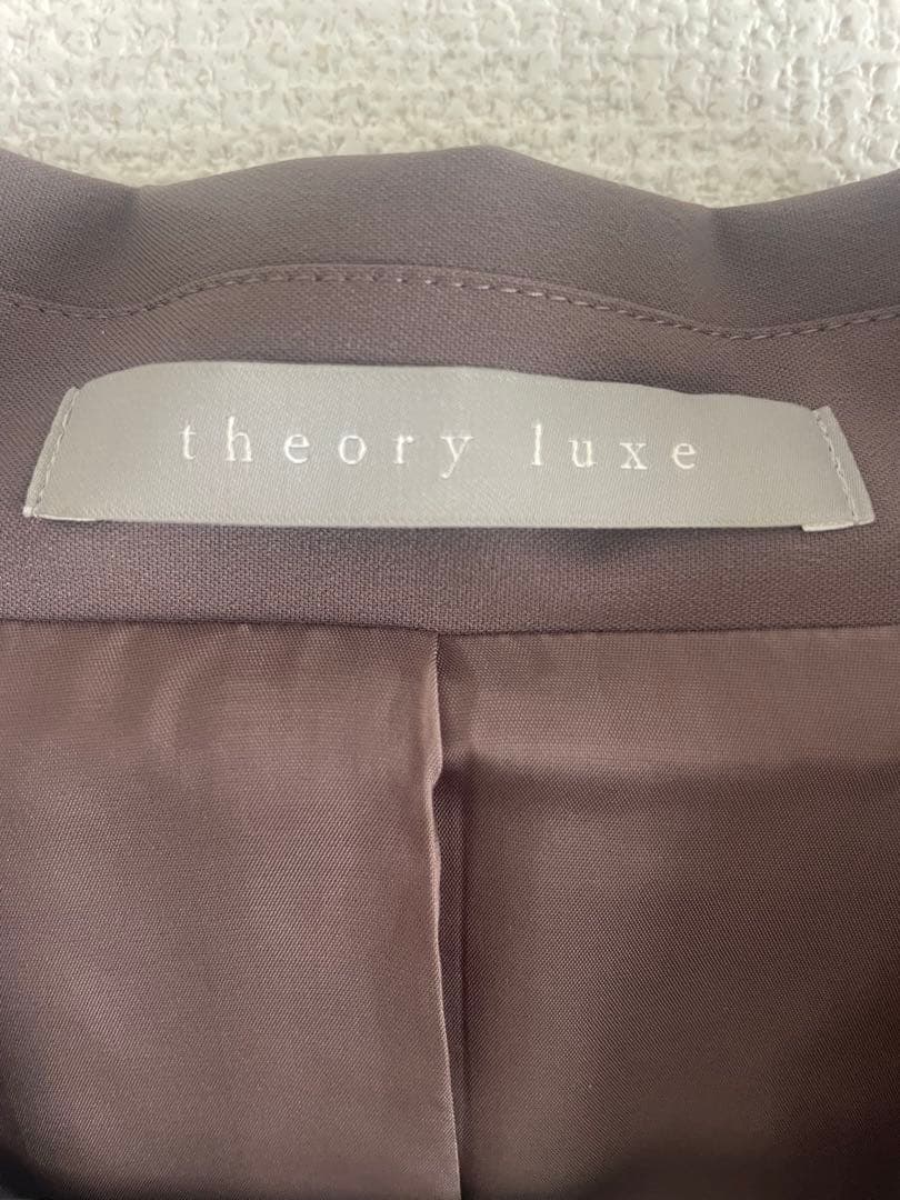 美品Theory luxe 38 テーラードジャケット ブラウン系