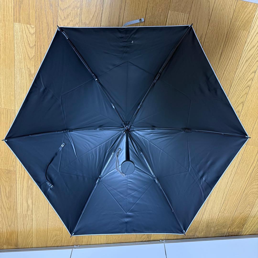 サンバリア100　２段折コンパクト　moku　ブルー　日傘