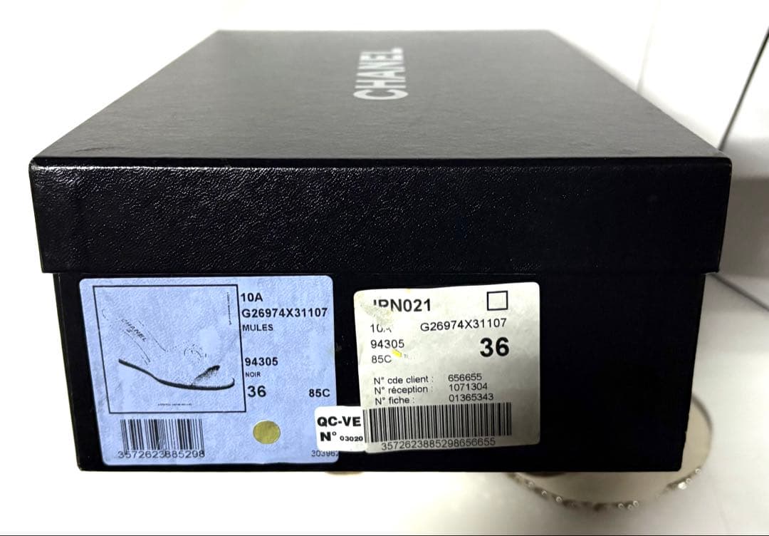 aaa！CHANELシャネル☆ウェッジソールサンダル&保管ケース・袋