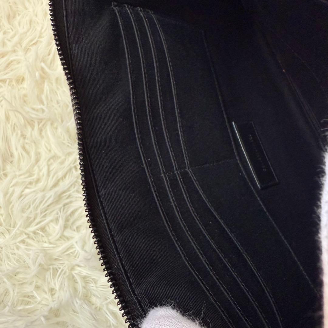 極美✨ サンローラン YSLロゴ クラッチバッグ レザー 黒 セカンドバッグ