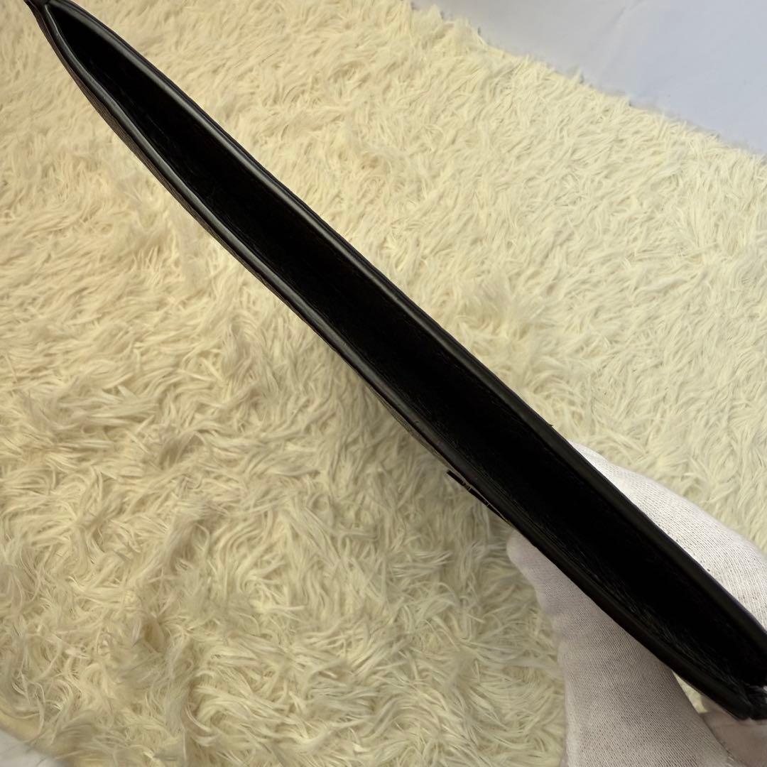 極美✨ サンローラン YSLロゴ クラッチバッグ レザー 黒 セカンドバッグ