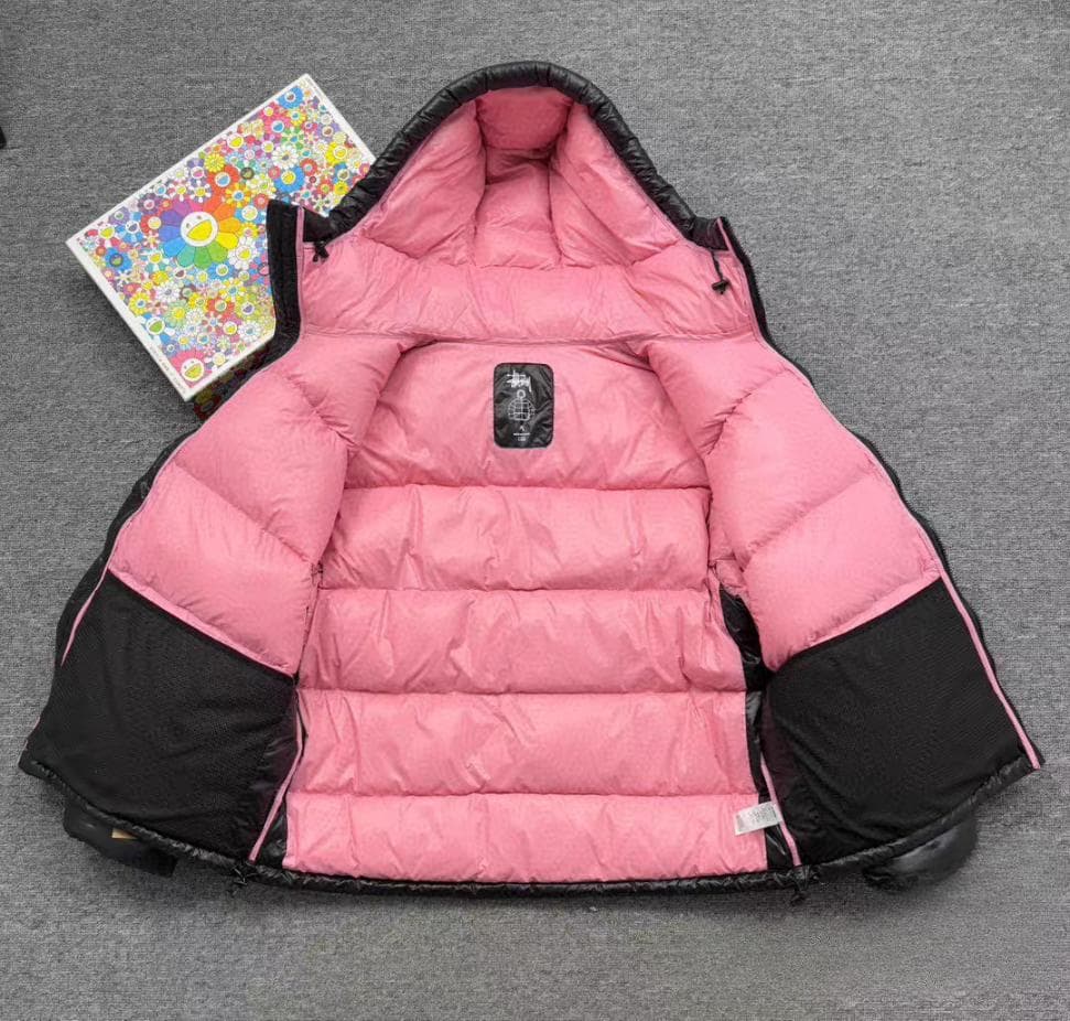 Stussy 刺繍 ブラック Lサイズ ダウンジャケット