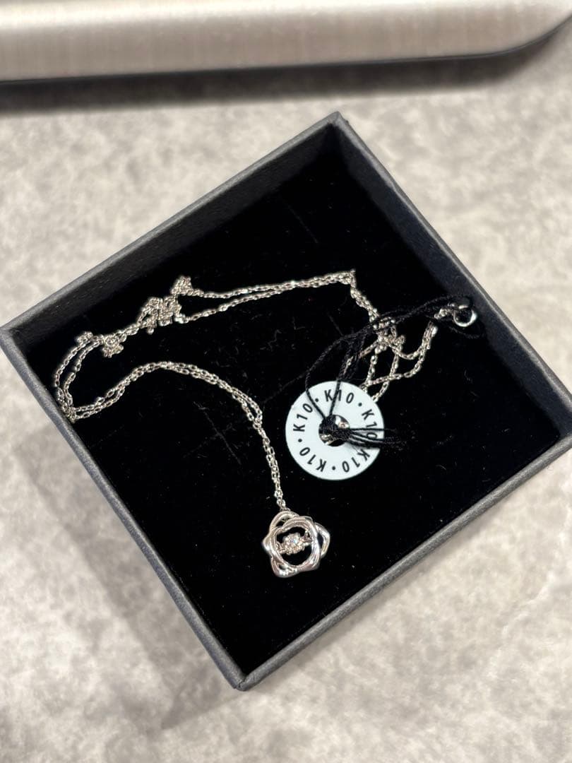 k10ダンシングストーン ダイヤモンド ネックレス