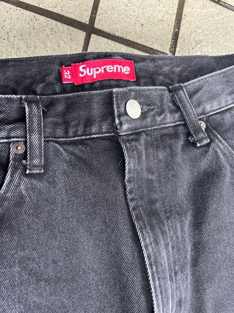 Supreme Baggy Jean (25FW) \"Black\" 32インチ