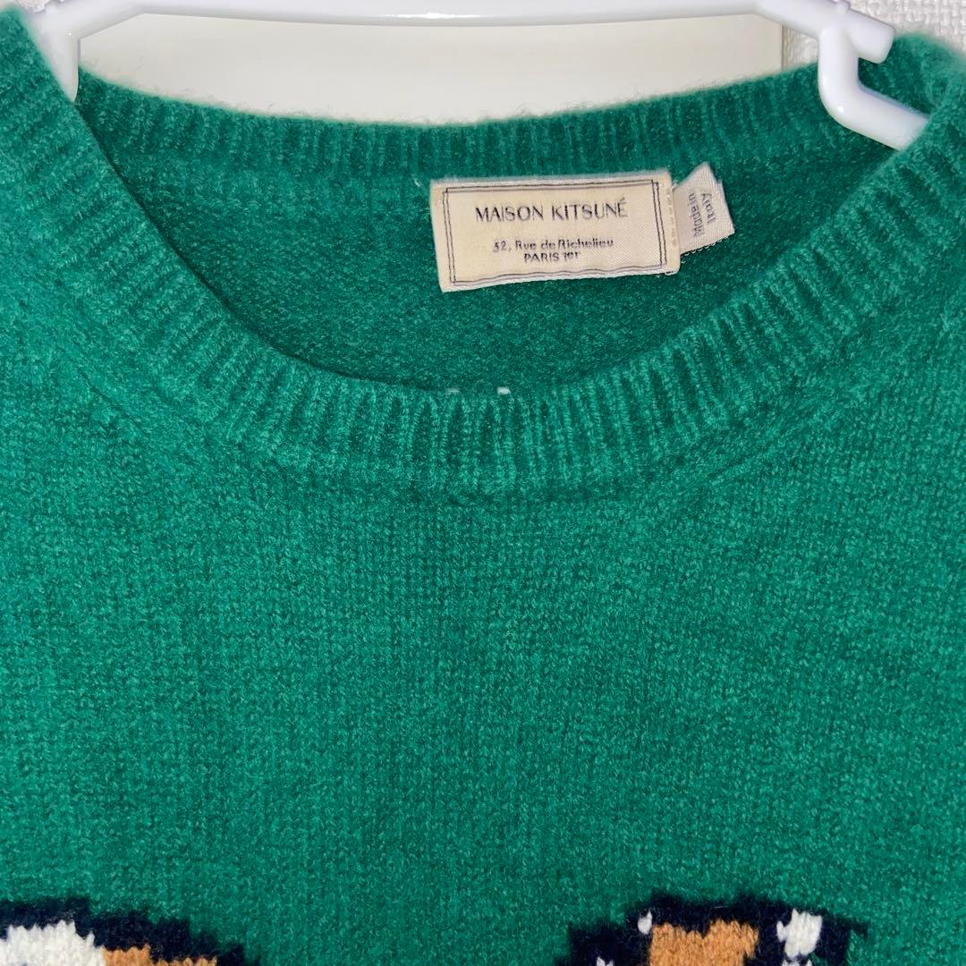 【希少サイズ】MAISON Kitsuné Fox head knit