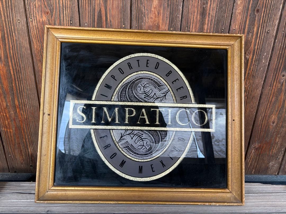 ビンテージ　パブミラー　メキシコ