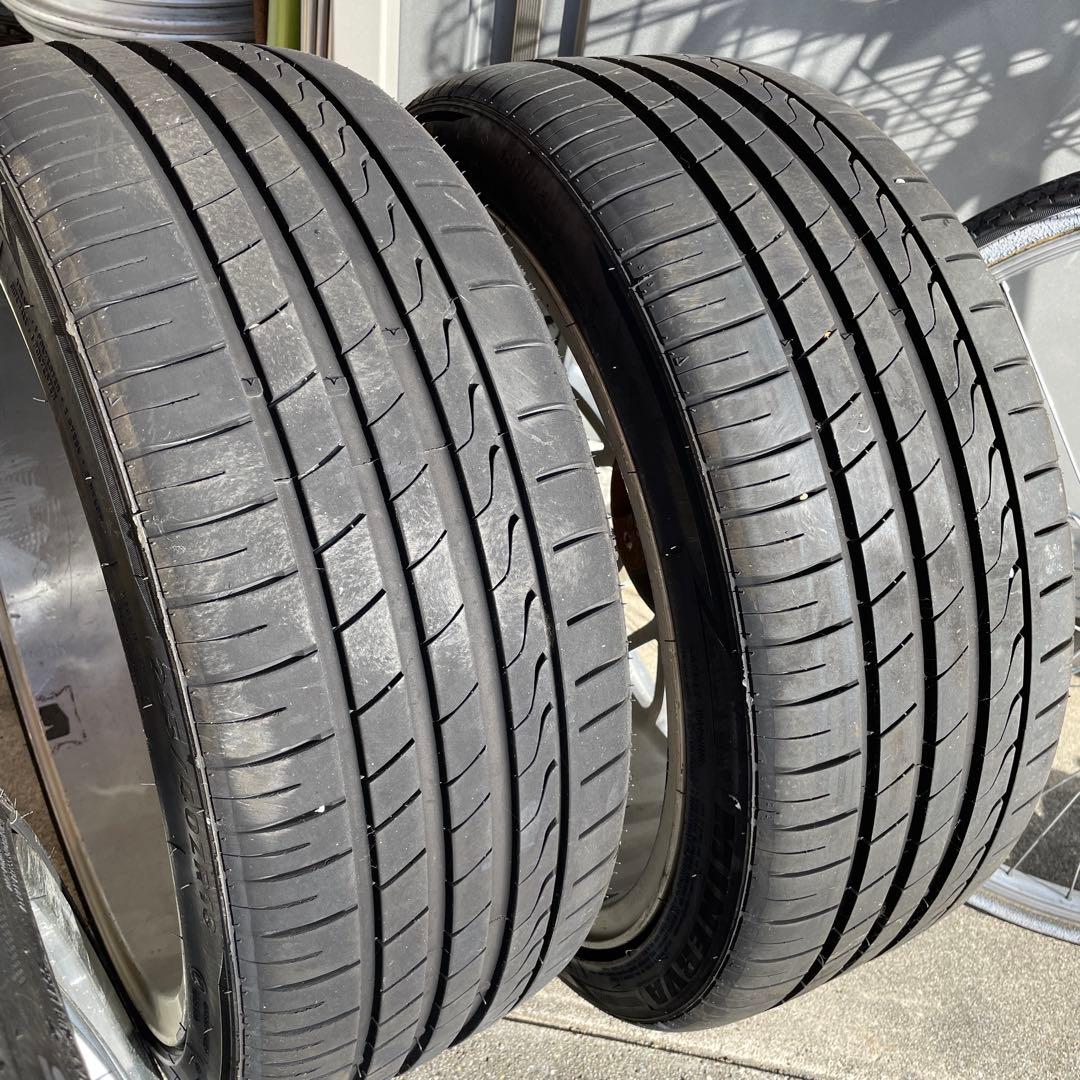 アルミ　ホイール 18×7.5JJ ET42 5H PCD114.3 バリ溝