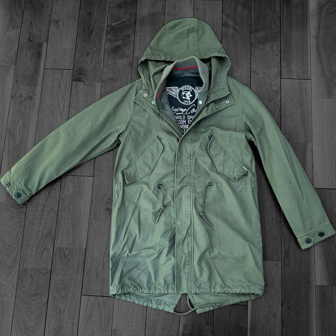 DIESEL 3way モッズコート　カーキ　y2k archive 00s