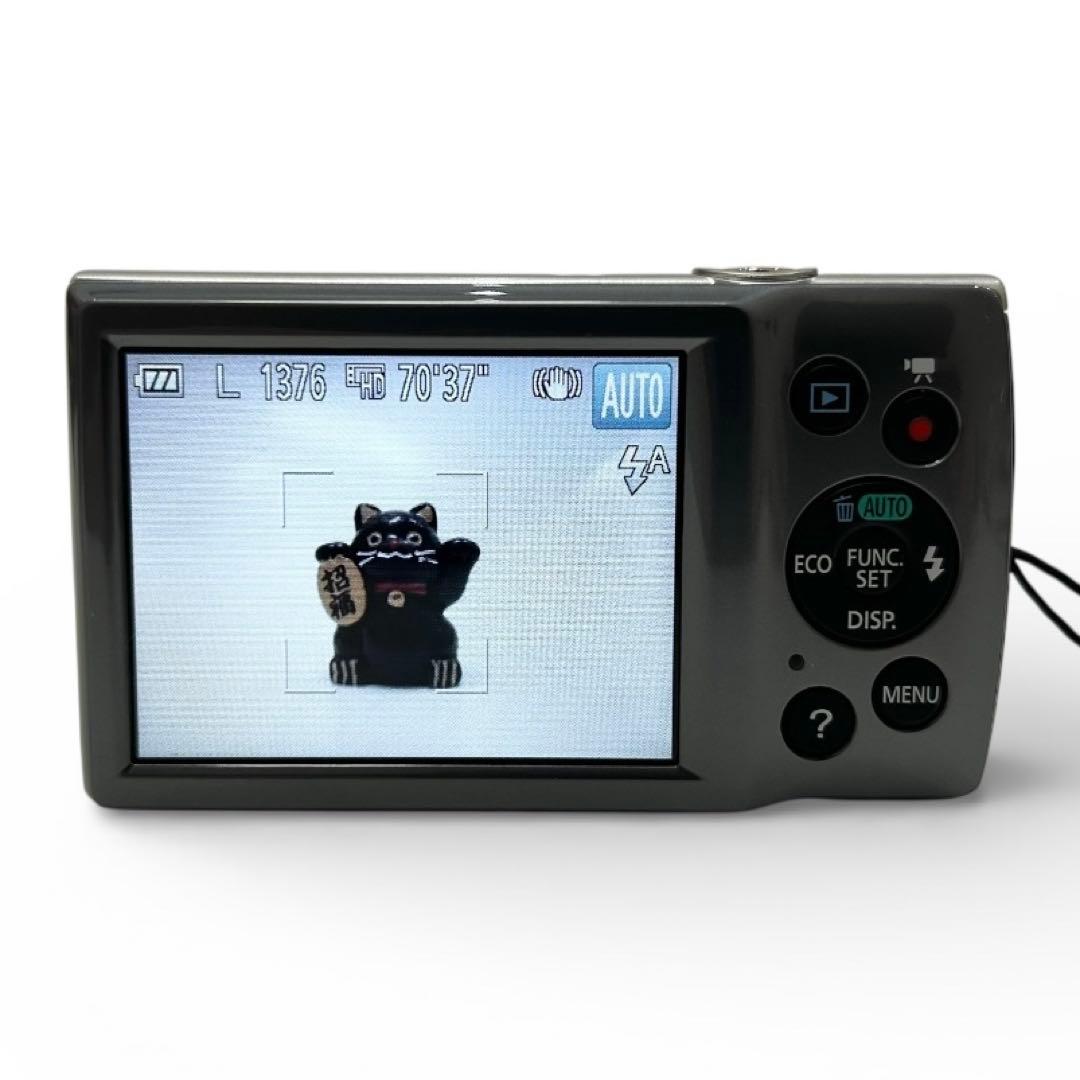 美品 Canon キヤノン IXY160 PC2196 シルバー デジタルカメラ