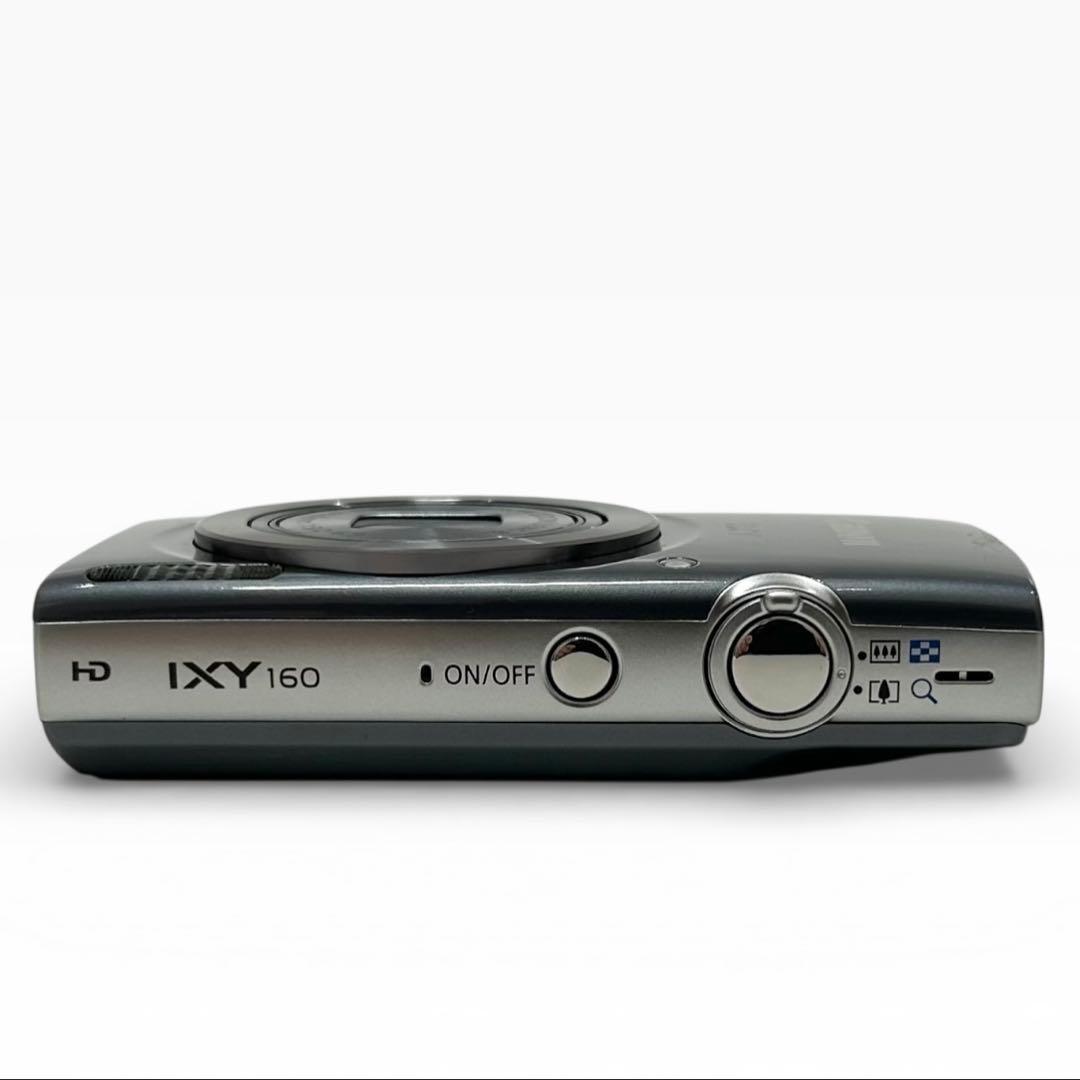 美品 Canon キヤノン IXY160 PC2196 シルバー デジタルカメラ