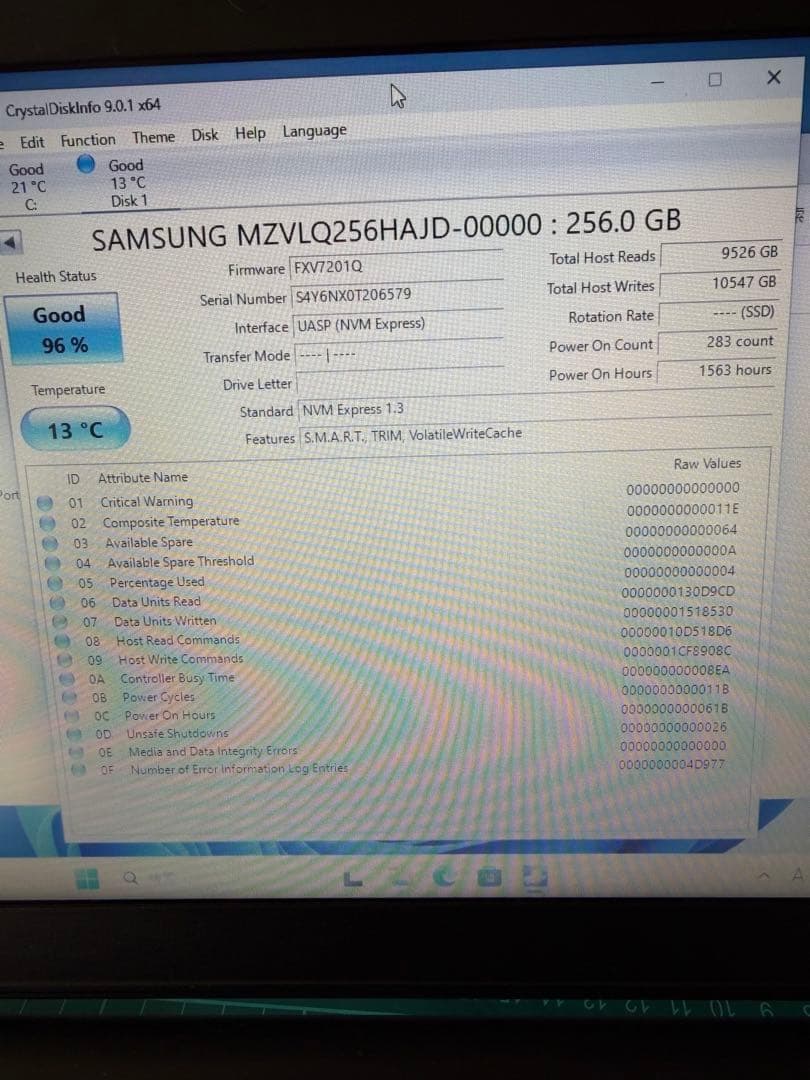 Samsung PM991NVMe256GBSSD 10個セット