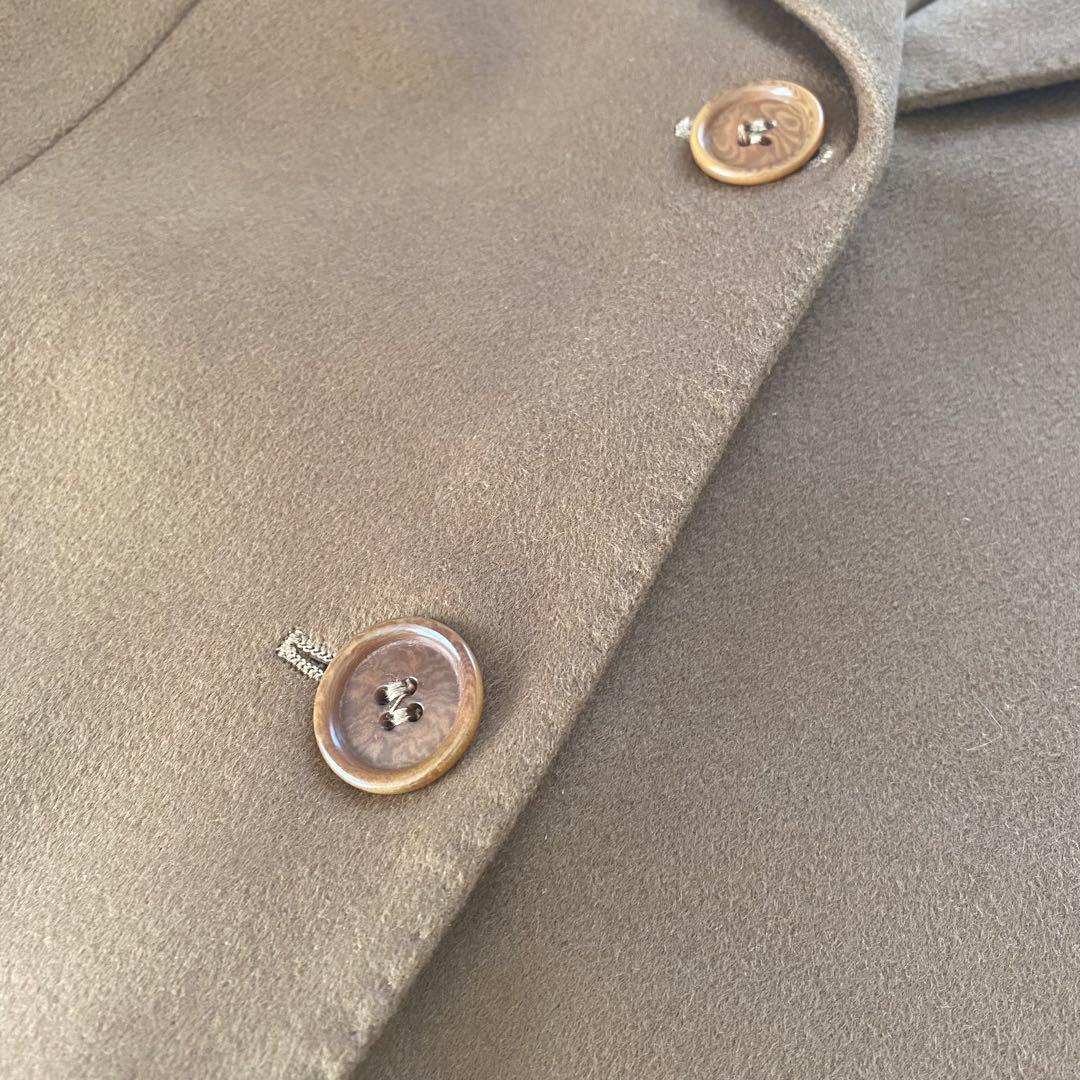 極美品　マックスマーラ　白タグ　カシミヤ100% ジャケット　 キャメル　ロング