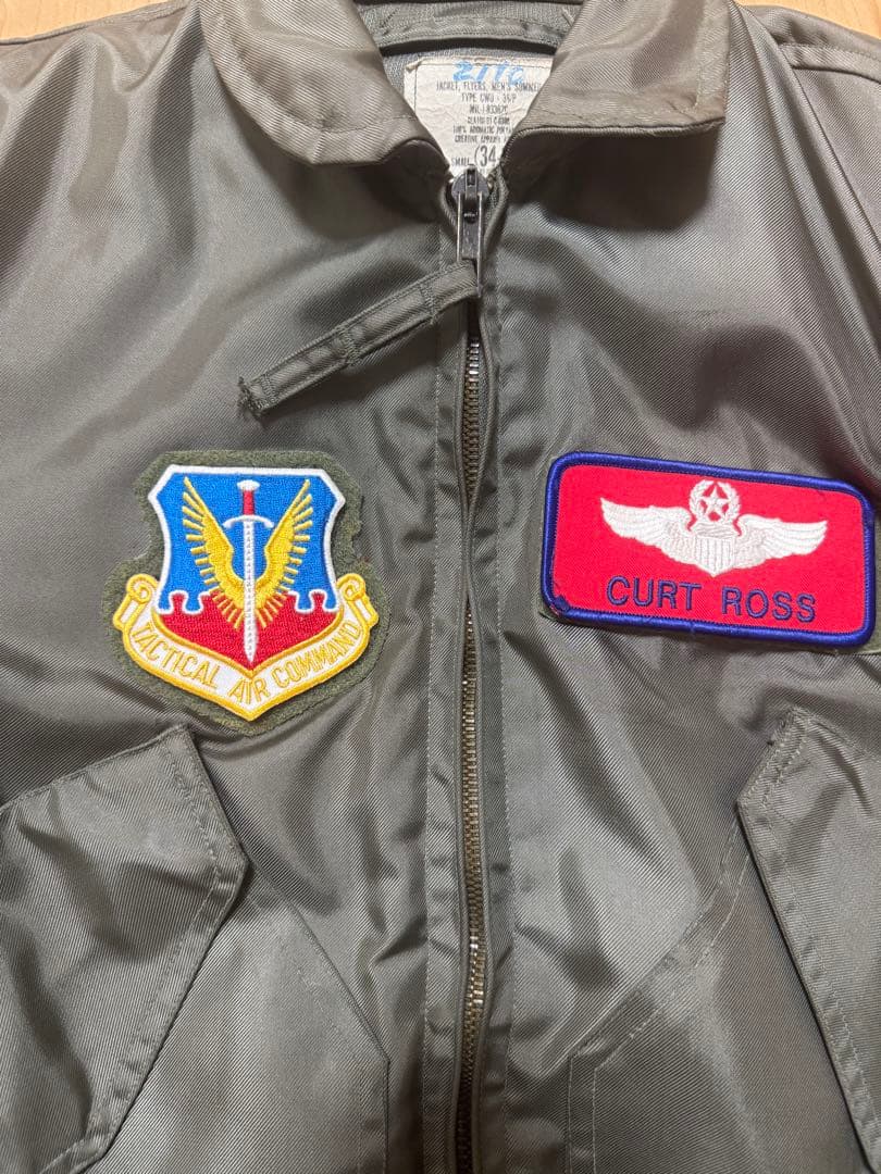 アメリカ空軍 cwu-36/p フライヤーズジャケット　80s 80年代