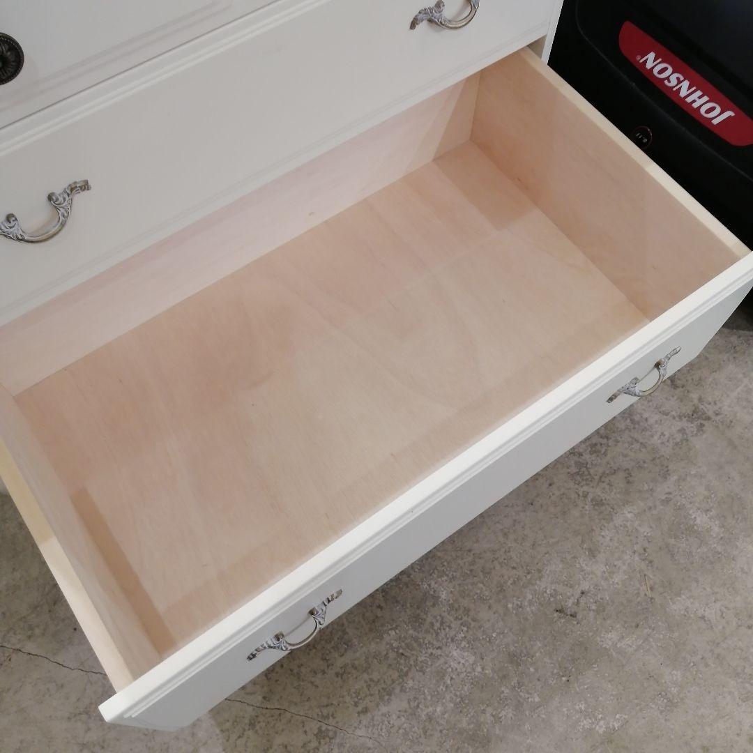 ちとせ様i+【美品】 セリーヌ チェスト 東海家具 天然木 エレガント ホワイト