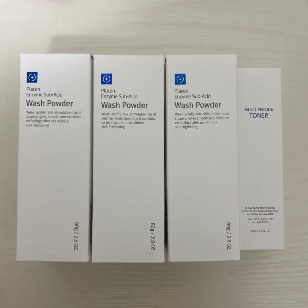 ルネセル　ウォシュパウダー 3点+50mlトナー